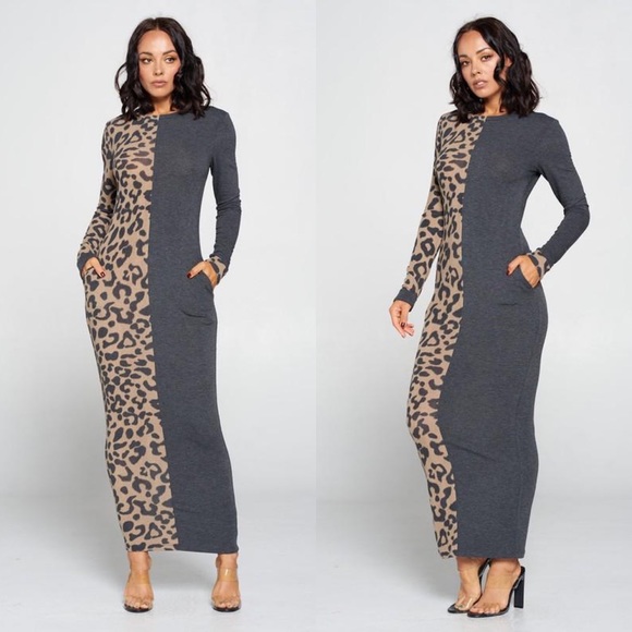 #16 Animal Maxi Dress - Picture 2 of 2